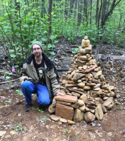 DEWnada at completed cairn