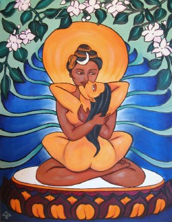 A color Shiva Shakti Yab Yum