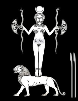 Strength Tarot design by DEW