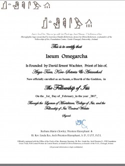 FOI Iseum certification